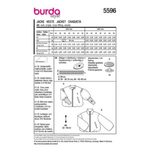 Jakke Burda str. 34-44