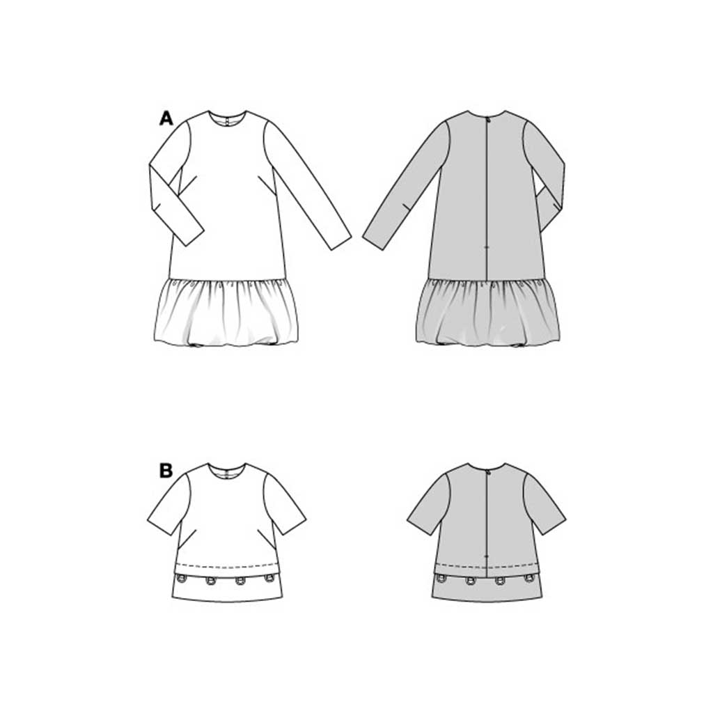 Kjole og Bluse Burda str. 36-48 - Billede 3