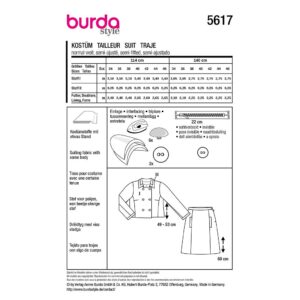 Kostume Burda str. 34-46