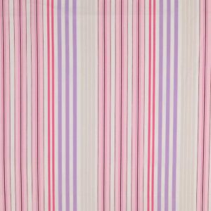 Poplin m/ striber Lyserød