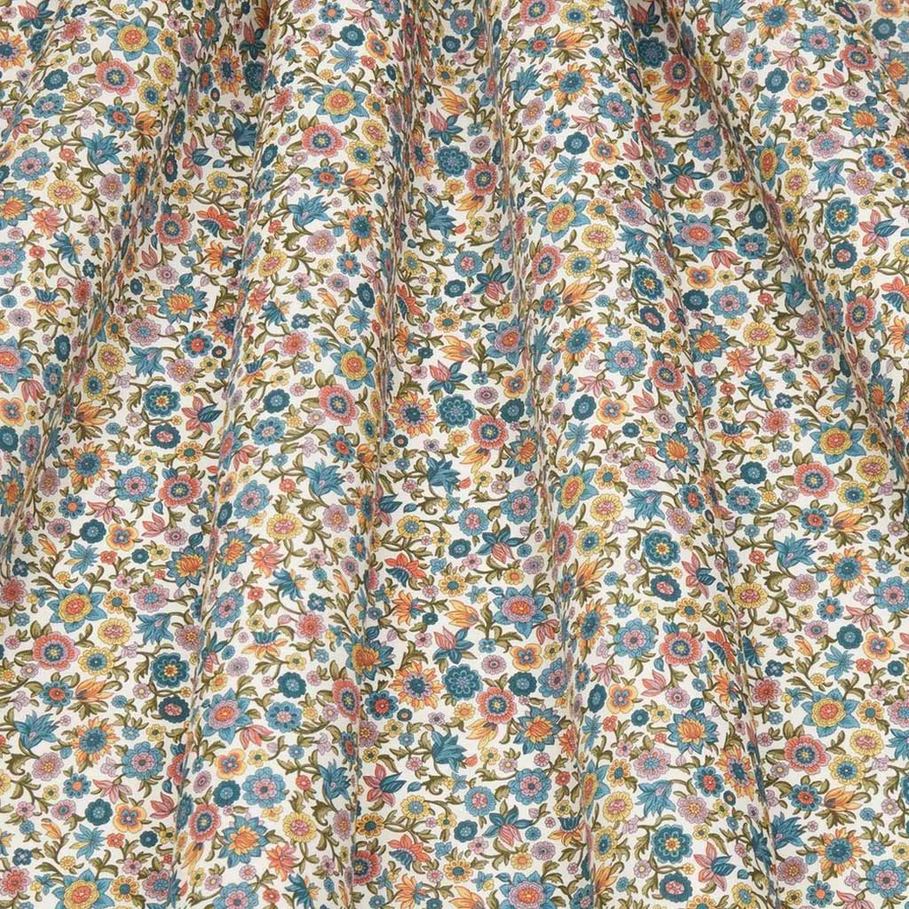Liberty Fabrics Ruth Marina Due Blå - Billede 3
