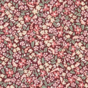 Liberty Fabrics Faye Bordeaux