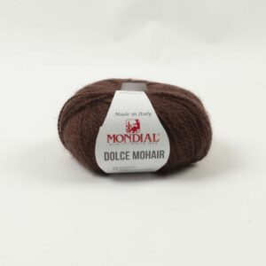 Dolce Mohair 50gr. Rød brun