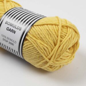 Bomuldsgarn 8/8 Gul
