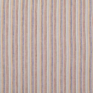 Viscose/hør multistrib Rød brun