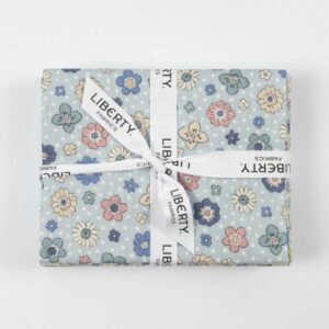 Liberty Fabrics Fat quarters 5 stk. Babyblå
