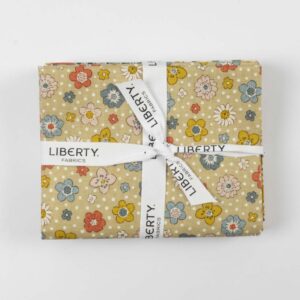 Liberty Fabrics Fat quarters 5 stk. Gylden