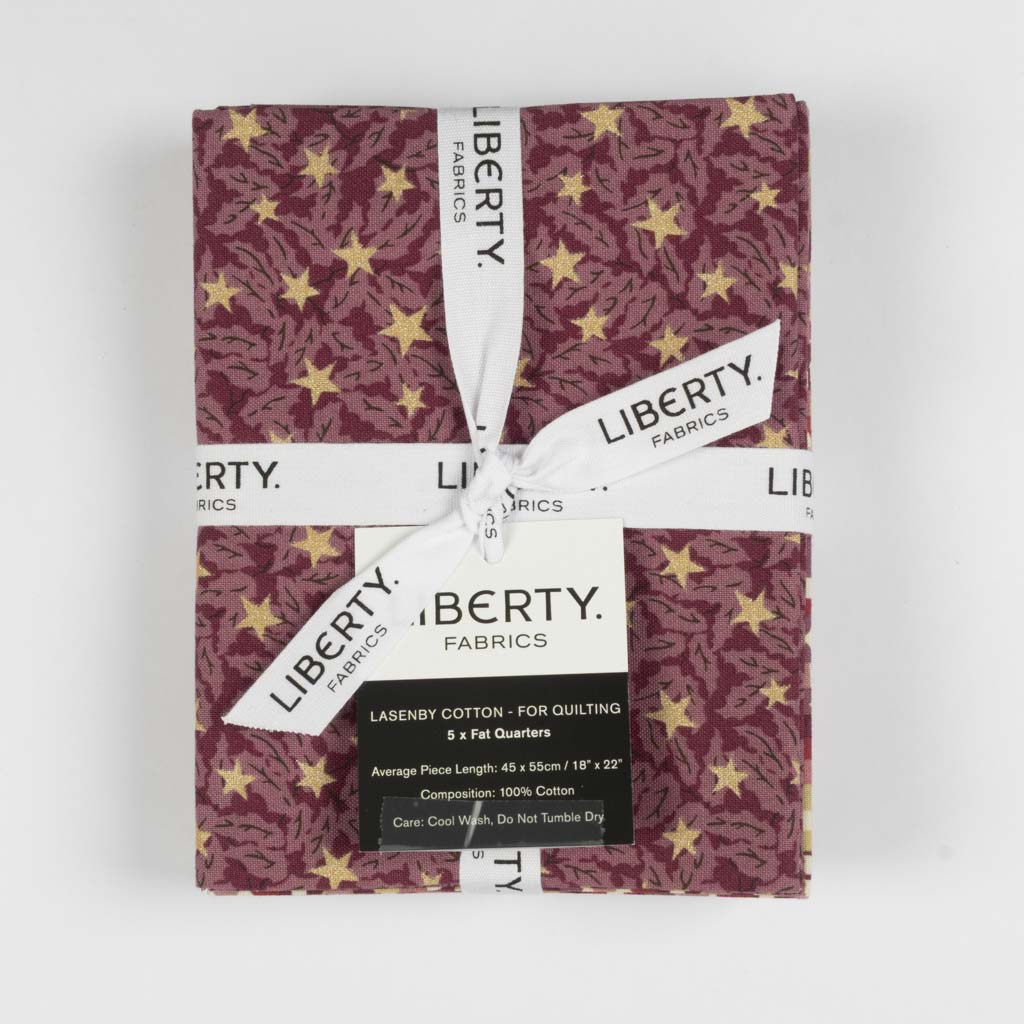 Liberty Fabrics Fat quarters 5 stk. Wine