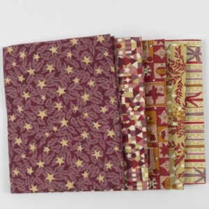 Liberty Fabrics Fat quarters 5 stk. Wine