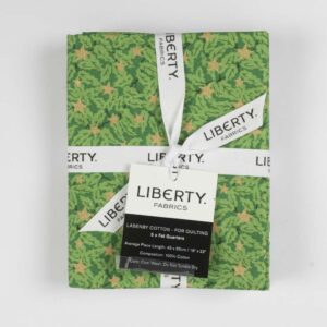 Liberty Fabrics Fat quarters 5 stk. Flaskegrøn