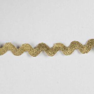 Zig zag 8mm guld lurex