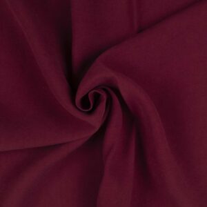 Kraftig viskose twill Bordeaux