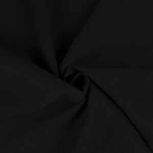 Kraftig viskose twill Sort