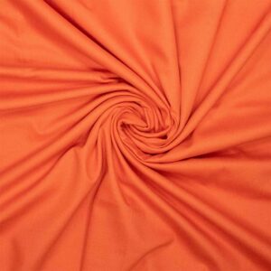 Kraftig bomuldstwill Rød orange