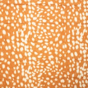 Quiltet Bambi - vandafvisende Støvet brændt orange