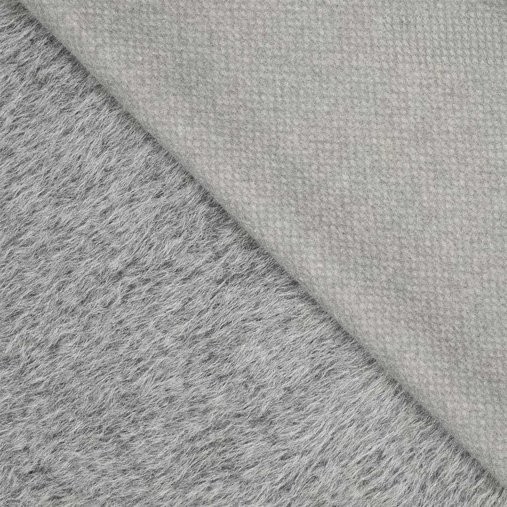 Mohair look Musegrå - Billede 3