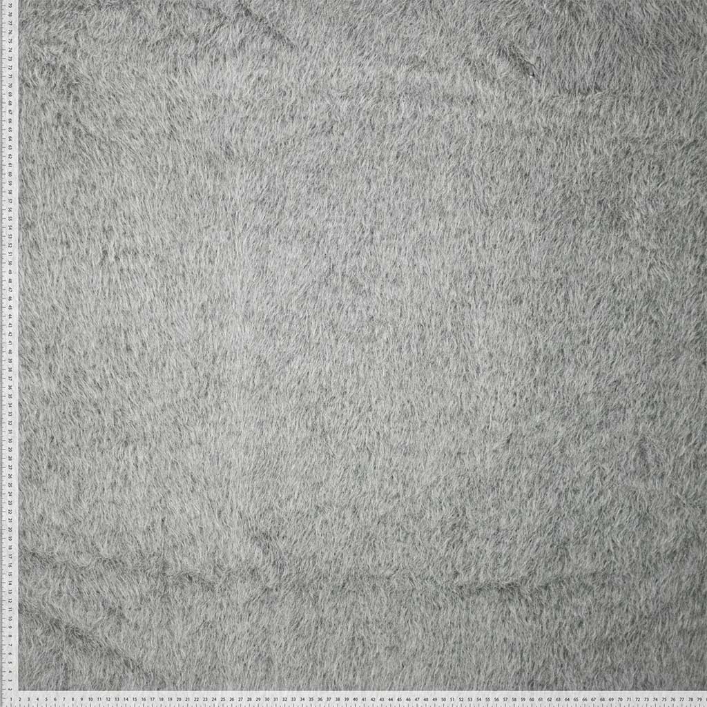 Mohair look Musegrå - Billede 4
