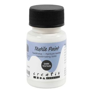 Textile Solid, dækkende, 50ml Hvid